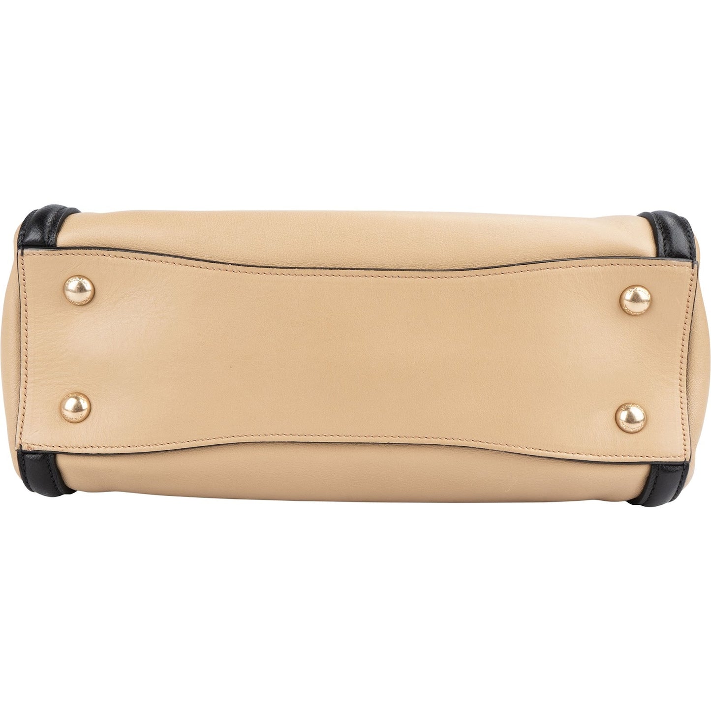 Prada Saffiano Bicolor Leather City Tote Handbag