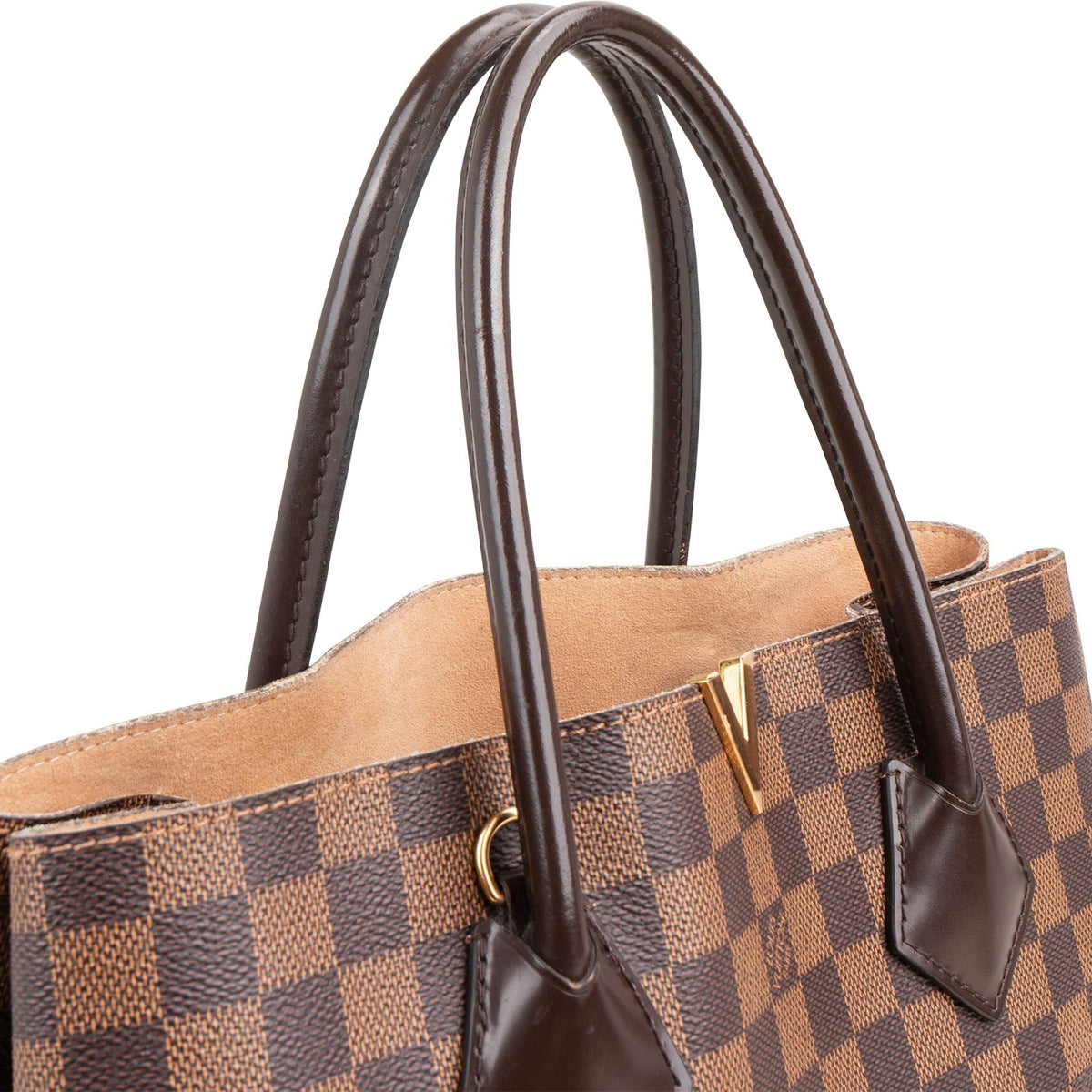 Louis Vuitton Monogram Damier Ebene Kensington Handbag