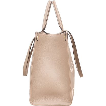 Louis Vuitton Leather Monogram Giant OnTheGo MM Handbag