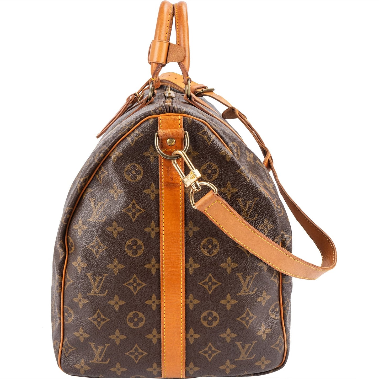 Louis Vuitton Monogram Canvas Keepall 55 Bandoulière Travel Bag