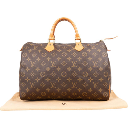 Louis Vuitton Monogram Canvas Speedy 35 Handbag