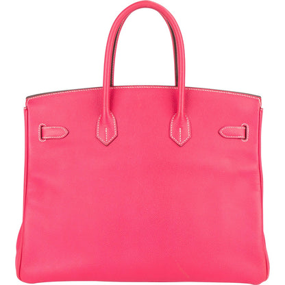 Hermès Pink Candy Epsom Leather Birkin 35 Handbag