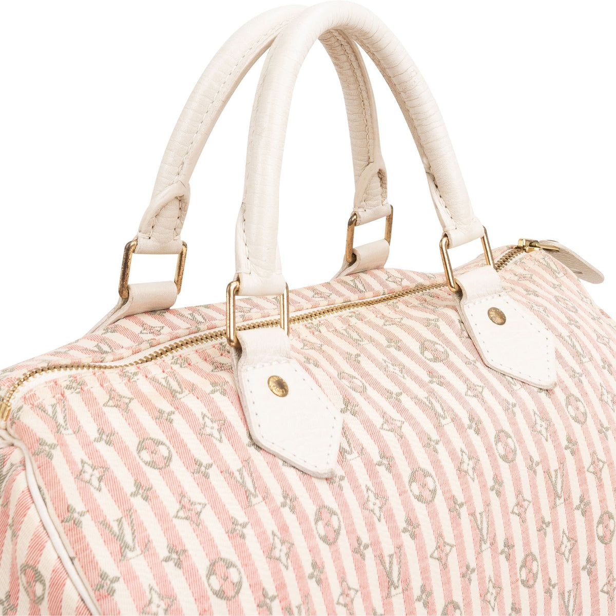 Louis Vuitton Monogram Mini Lin Croisette Speedy 30 Handbag
