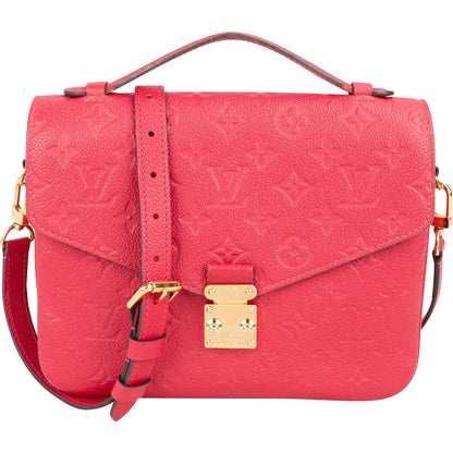 Louis Vuitton Leather Monogram Empreinte Pochette Métis Handbag