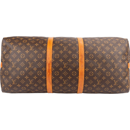 Louis Vuitton Monogram Canvas Keepall 60 Bandoulière Travel Bag