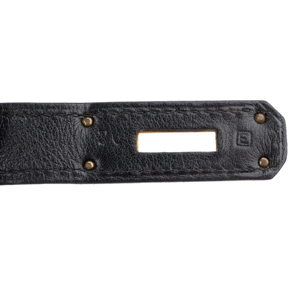 Hermès Noir Swift Leather Birkin 30 Handbag