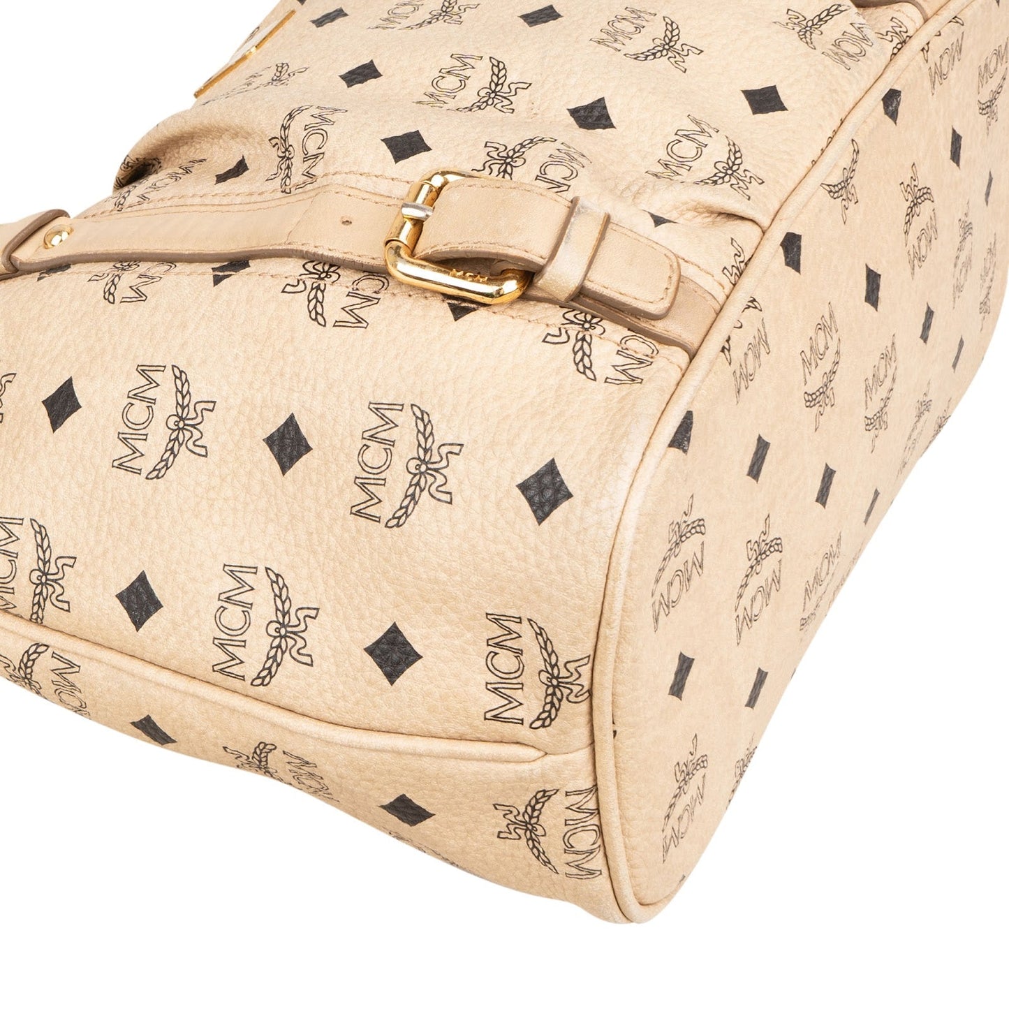 MCM Monogram Visetos Satchel Tote Handbag