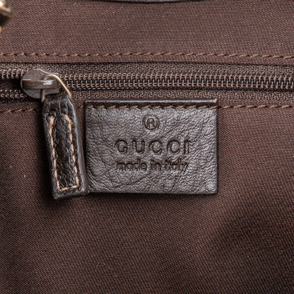 Gucci Monogram GG Web Stripe Shoulder Bag