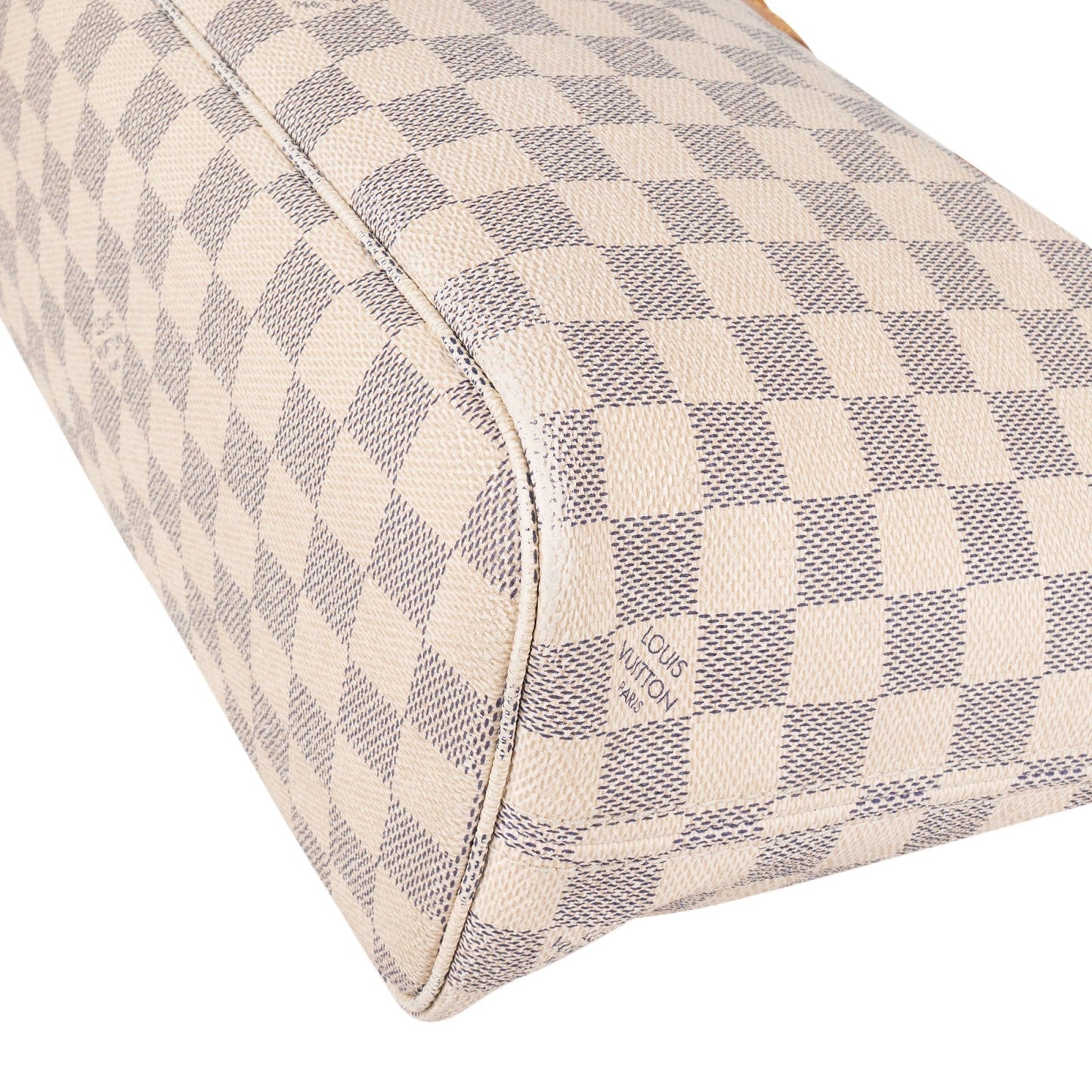 Louis Vuitton Monogram Damier Azur Canvas Neverfull PM Handbag