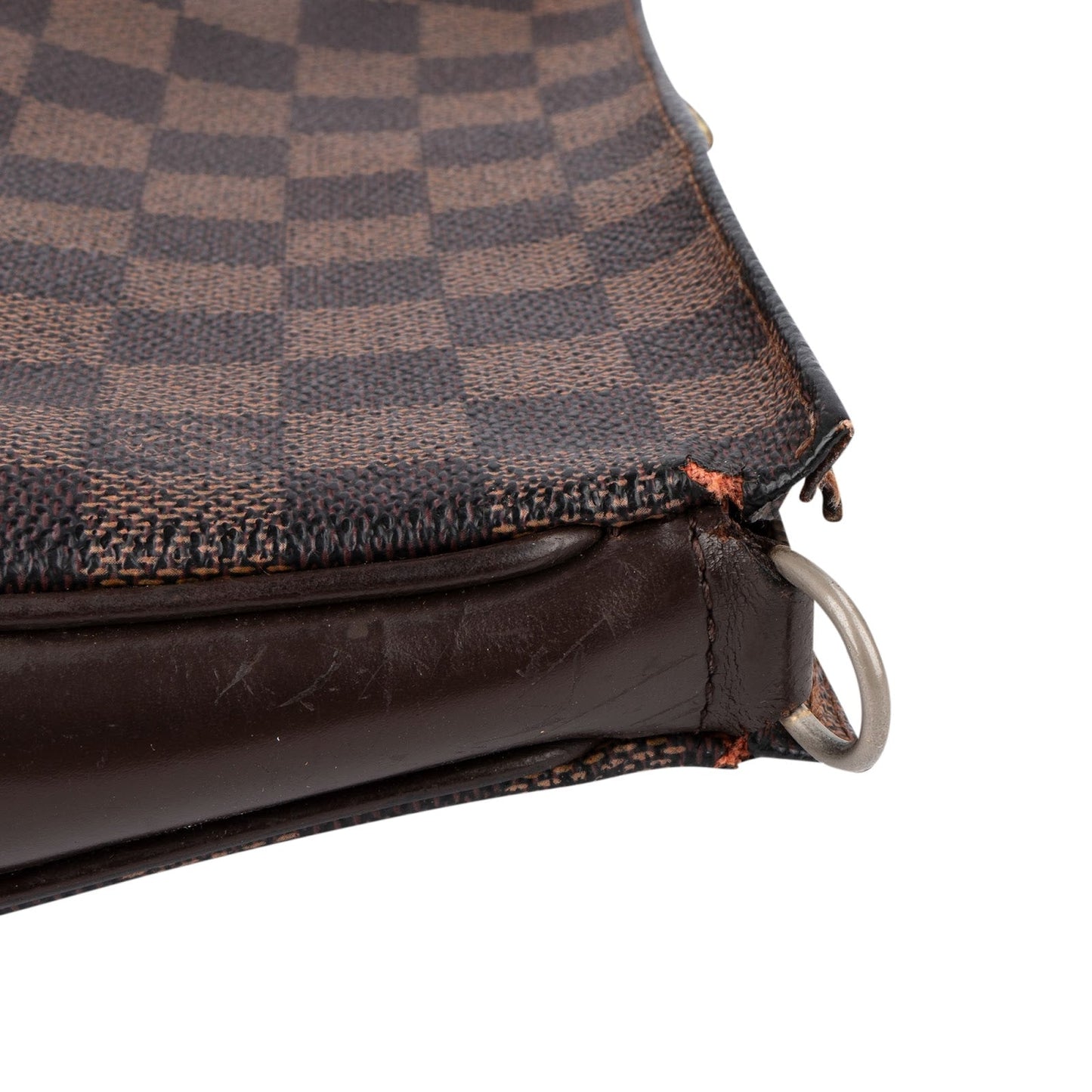 Louis Vuitton Monogram Damier Ebene Navona Pochette Shoulder Bag