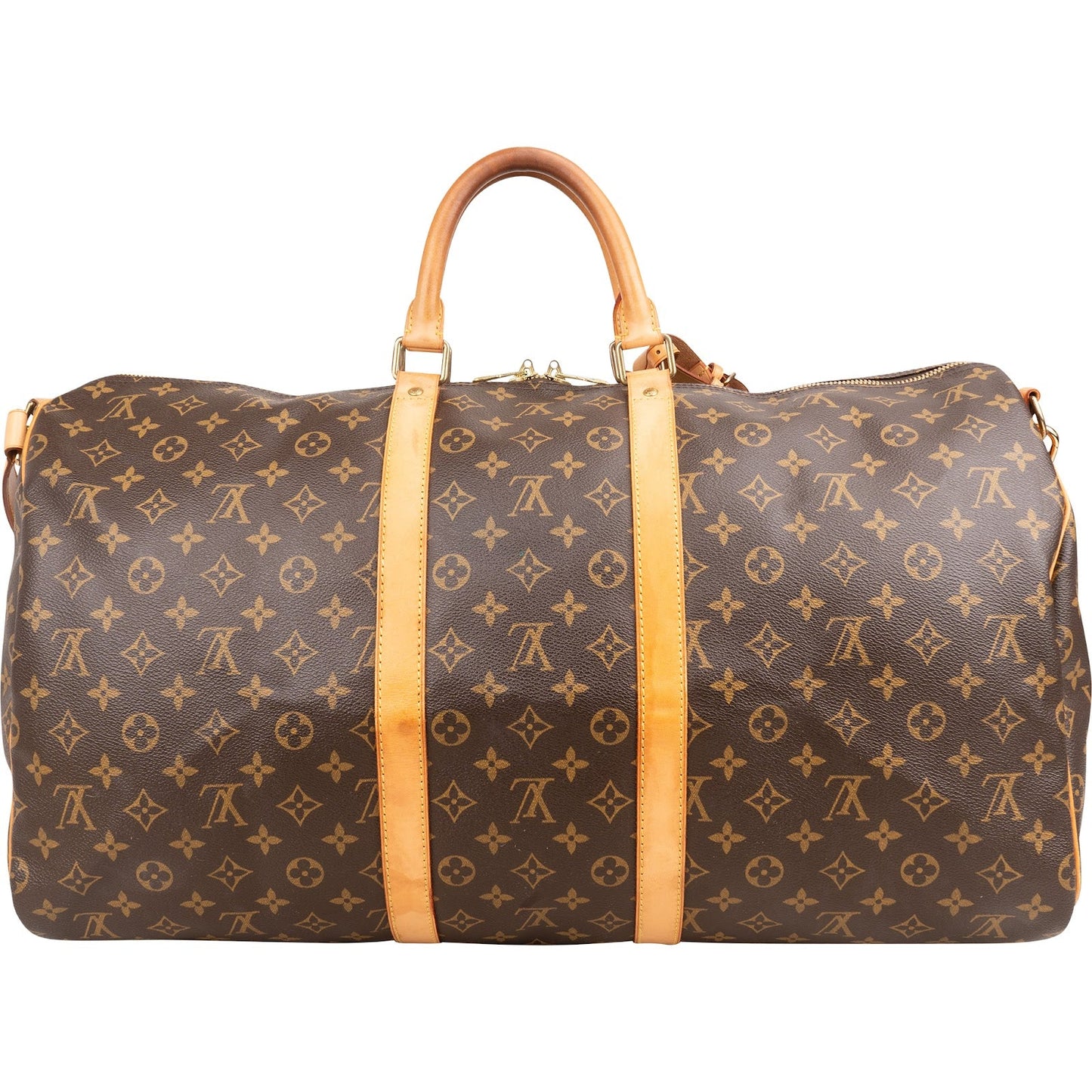 Louis Vuitton Monogram Canvas Keepall 55 Bandoulière Travel Bag