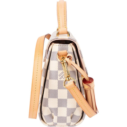Louis Vuitton Monogram Damier Azur Canvas Crossette Handbag
