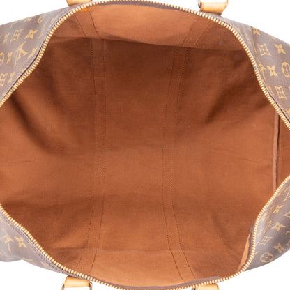 Louis Vuitton Monogram Canvas Keepall 55 Bandoulière Travel Bag