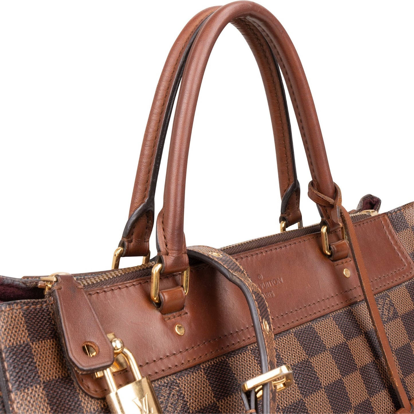 Louis Vuitton Monogram Damier Ebene Greenwich PM Handbag