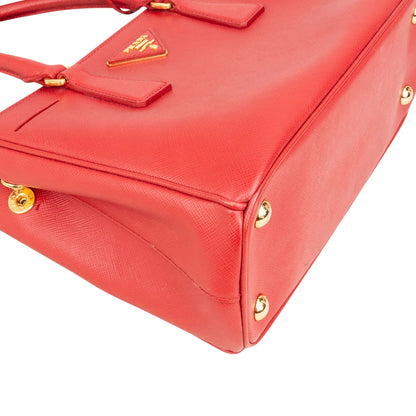 Prada Saffiano Leather Small Galleria Handbag