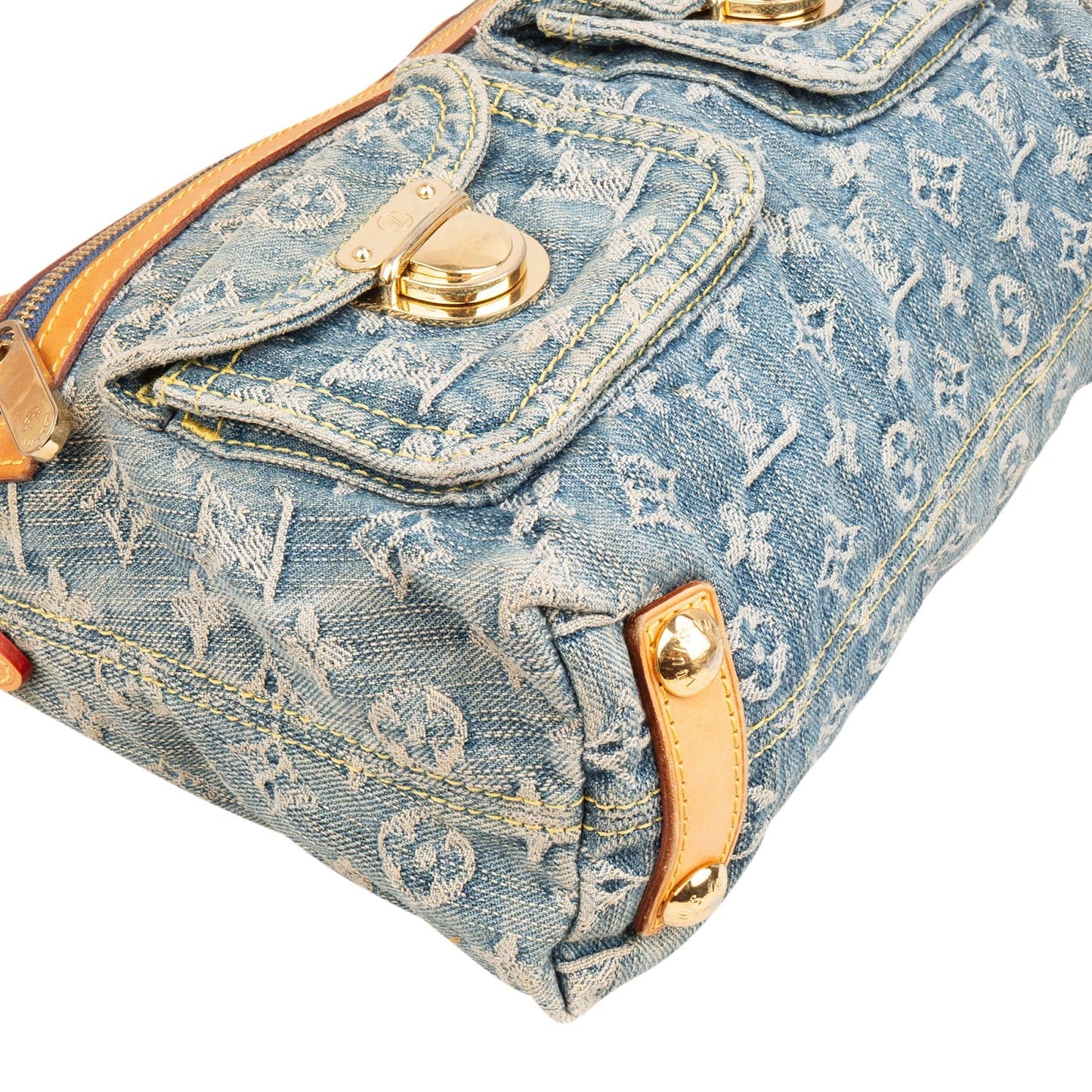Louis Vuitton Monogram Denim Baggy PM Shoulder Bag