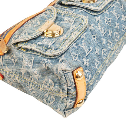 Louis Vuitton Monogram Denim Baggy PM Shoulder Bag