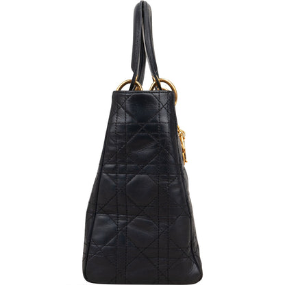 Christian Dior Quilted Leather Lady Dior Handbag