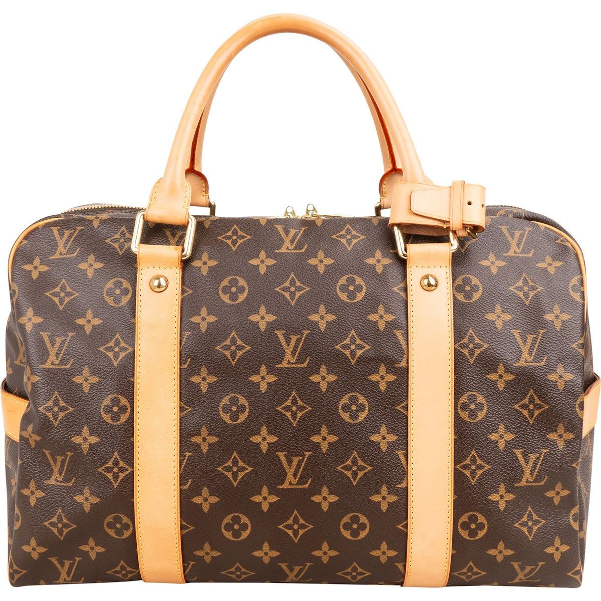 Louis Vuitton Monogram Canvas Carryall Weekender Handbag