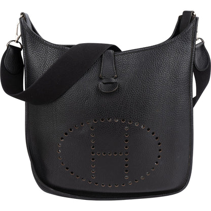 Hermès Taurillon Clemence Evelyne GM Crossbody Bag