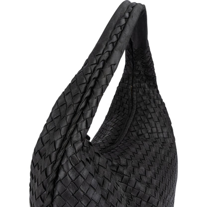 Bottega Intrecciato Leather Belly Hobo Shoulder Bag