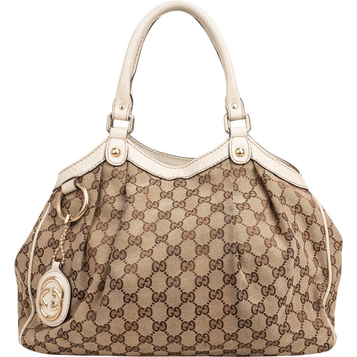 Gucci Monogram GG Canvas Sukey Handbag
