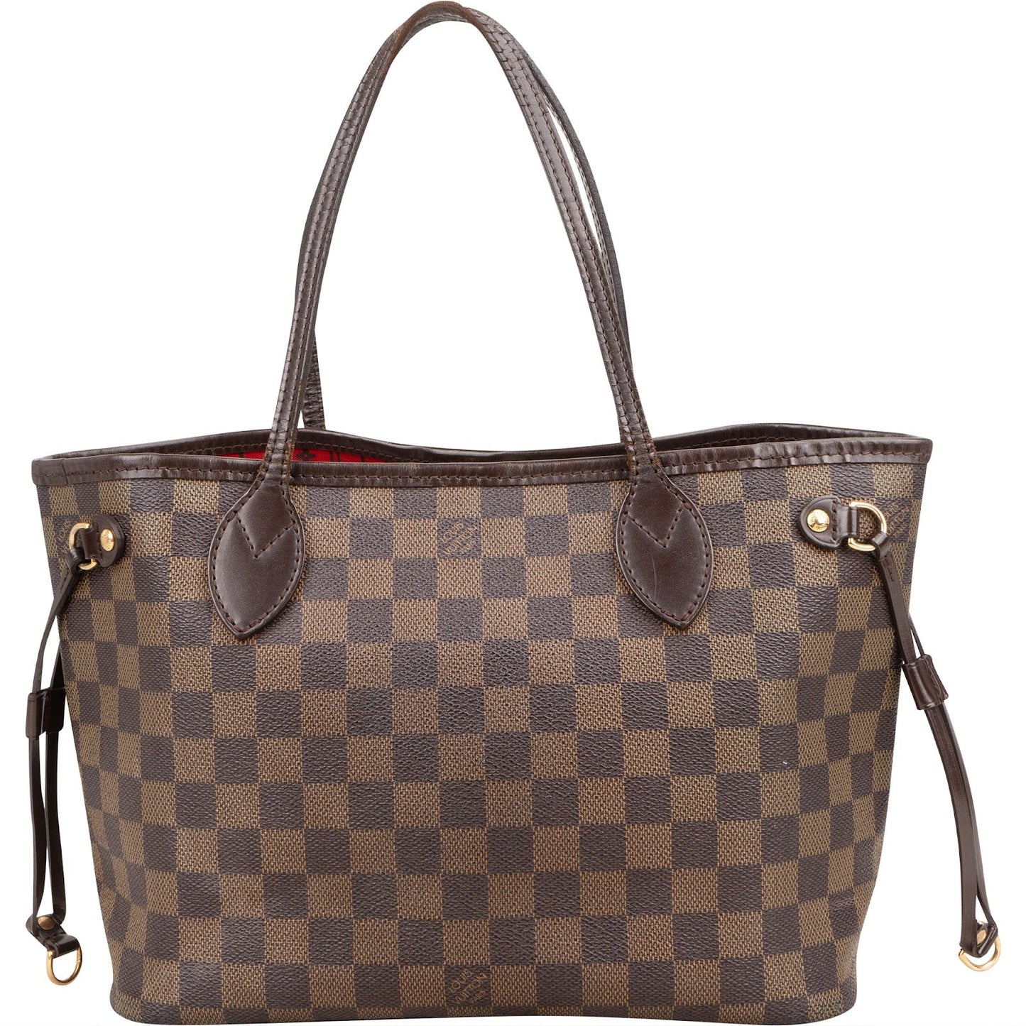 Louis Vuitton Monogram Damier Ebene Canvas Neverfull PM Shoulder Bag