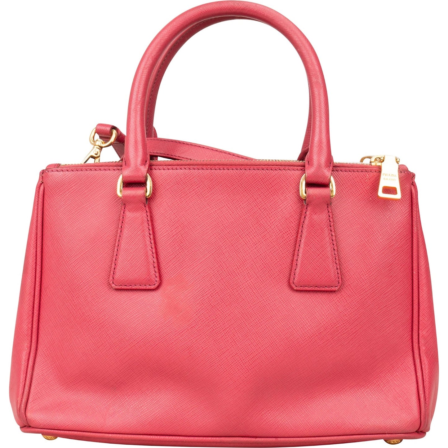 Prada Saffiano Leather Small Galleria Tote Handbag