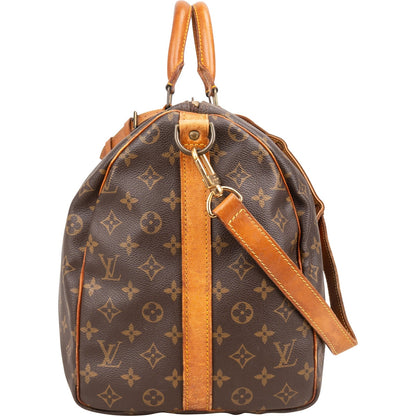 Louis Vuitton Monogram Canvas Keepall 50 Bandoulière Travel Bag