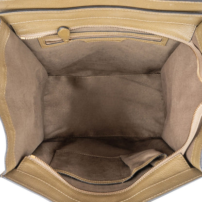 Céline Grained Calfskin Large Luggage Handbag