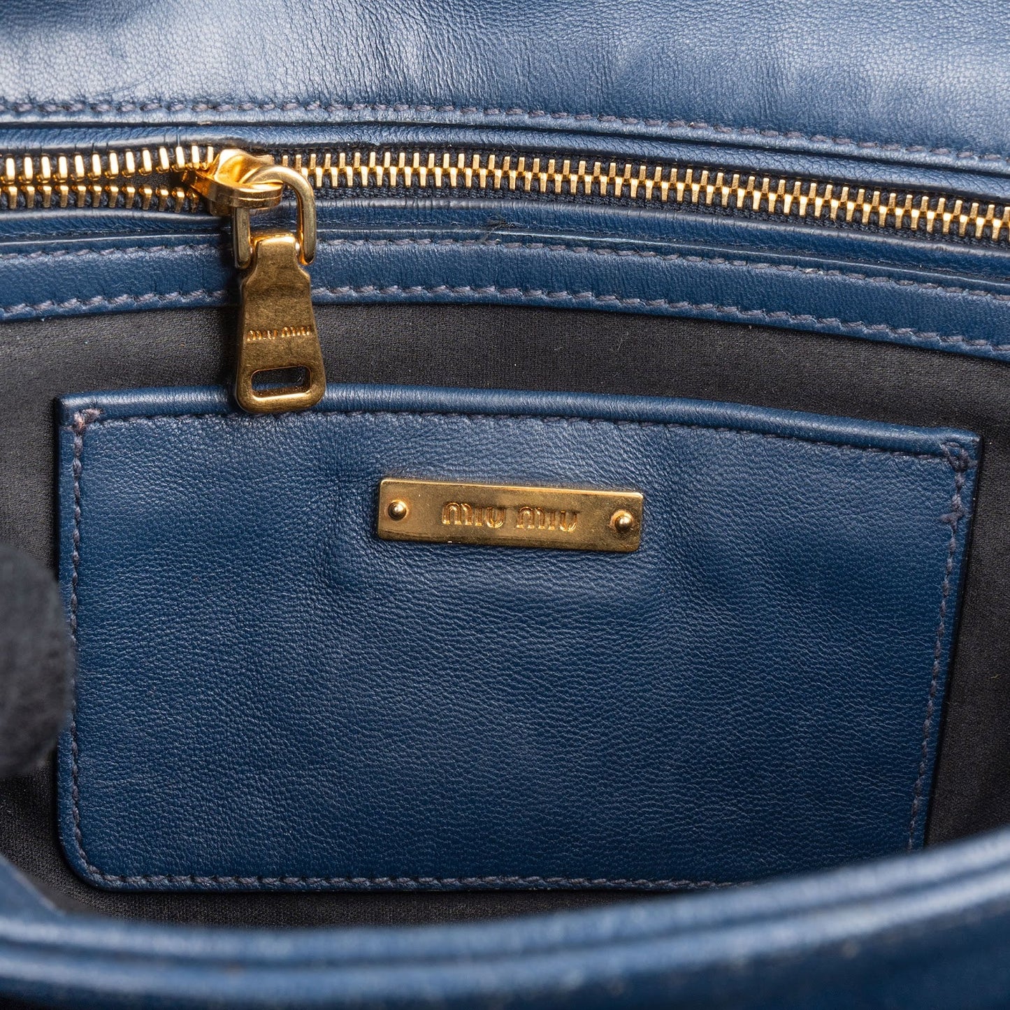 Miu Miu Matelassé Nappa Leather Flap Crossbody Bag