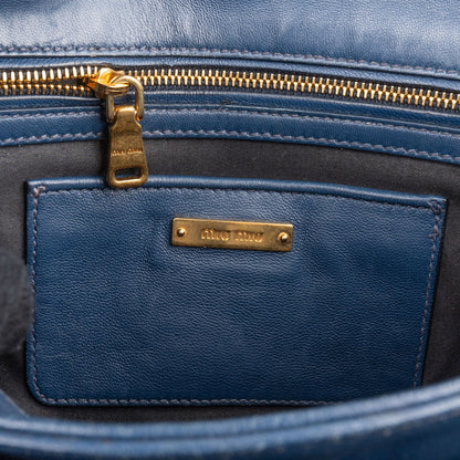 Miu Miu Matelassé Nappa Leather Flap Crossbody Bag