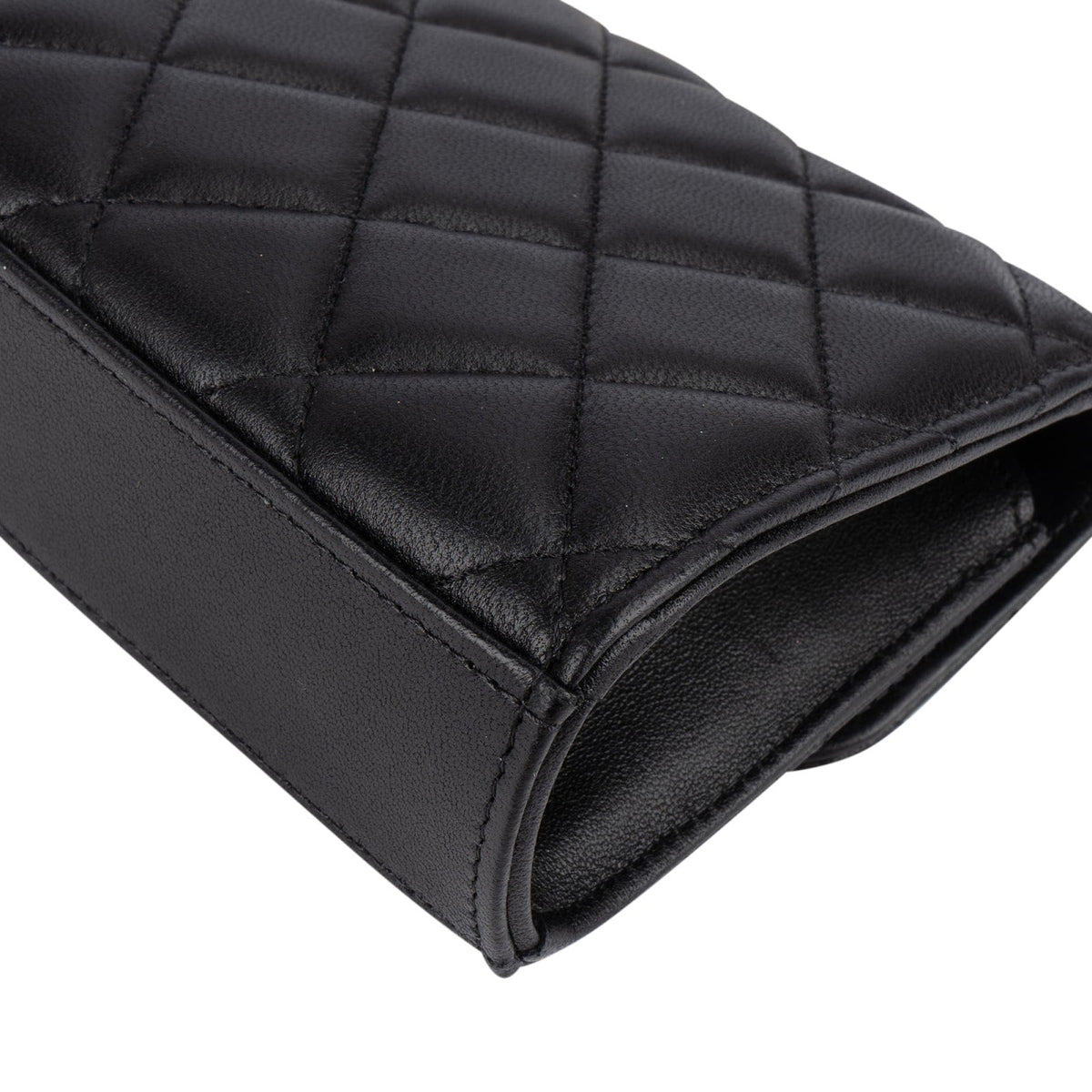 Chanel Quilted Lambskin Mini Single Flap with Top Handle Crossbody Bag