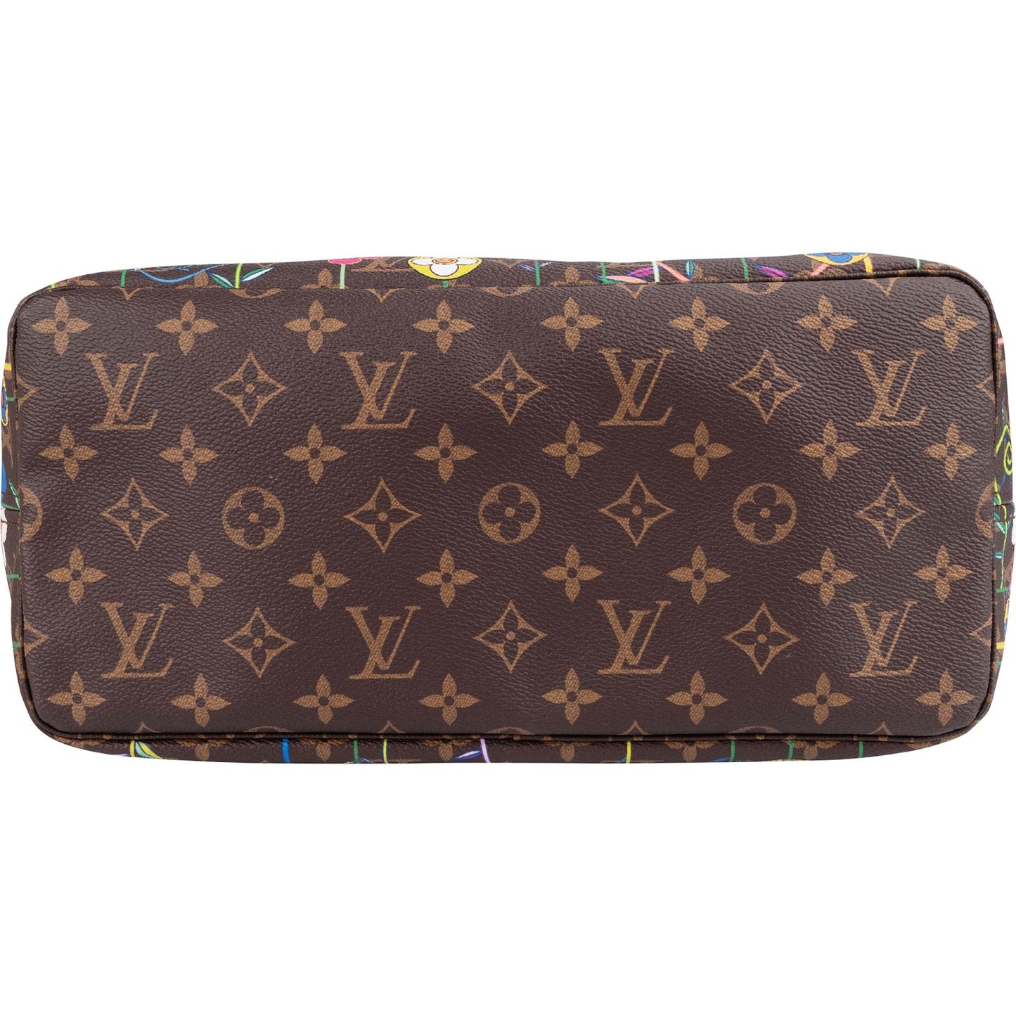 Louis Vuitton Monogram Canvas Murakami Flowers Neverfull MM Shoulder Bag