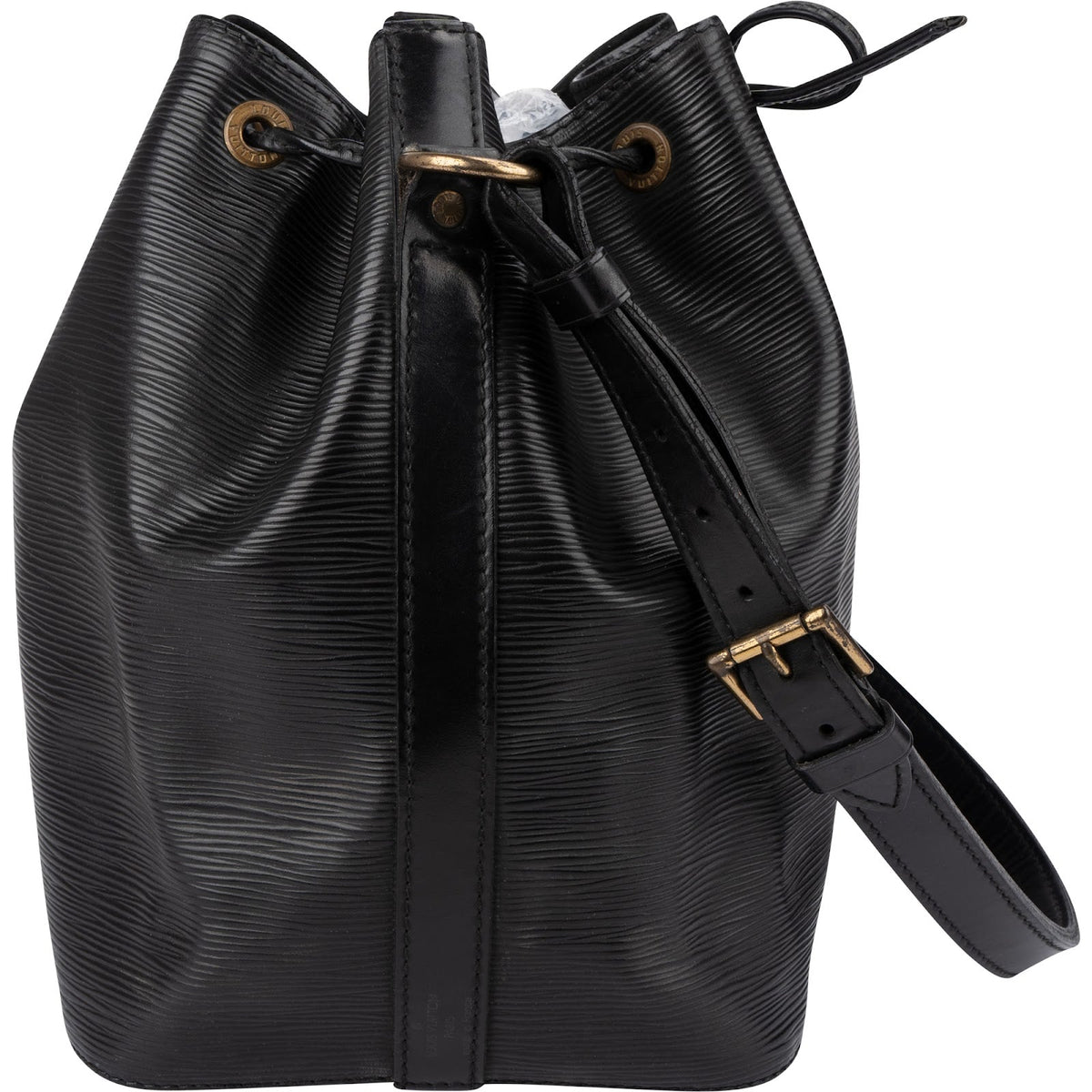 Louis Vuitton Noir Epi Leather Sac Noé Petit Shoulder Bag