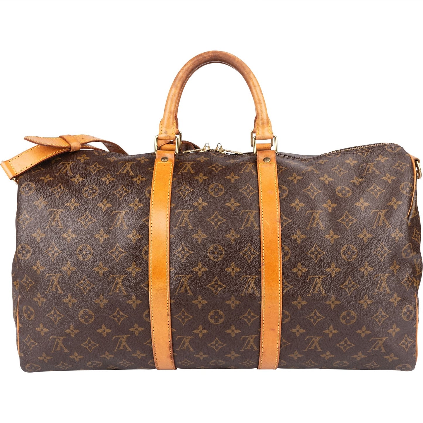 Louis Vuitton Monogram Canvas Keepall 50 Bandoulière Travel Bag