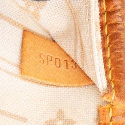 Louis Vuitton Monogram Damier Azur Neverfull MM Shoulder Bag