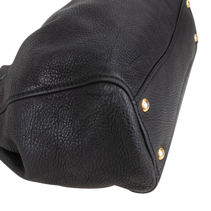 Miu Miu Vitello Daino Leather Tote Hobo Handbag