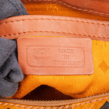 MCM Monogram Visetos Boston Bag Handbag