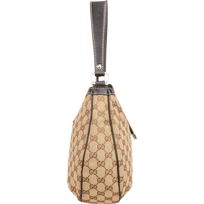Gucci Monogram GG Web Stripe Shoulder Bag