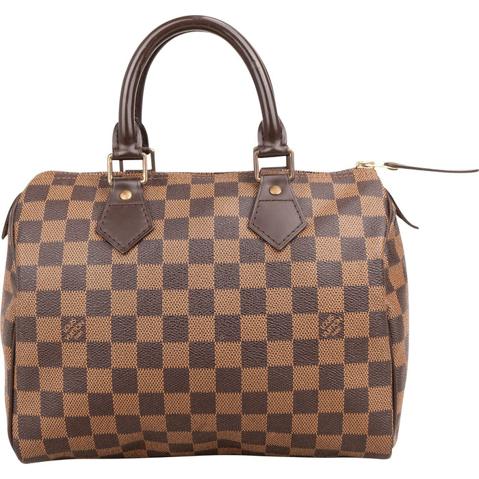 Louis Vuitton Monogram Damier Ebene Speedy 25 Handbag