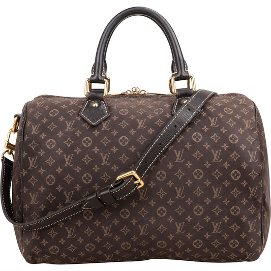 Louis Vuitton Monogram Mini Lin Speedy 30 Bandoulière Handbag