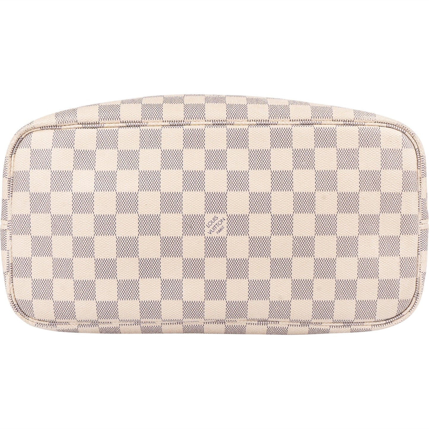Louis Vuitton Monogram Damier Azur Neverfull MM Shoulder Bag