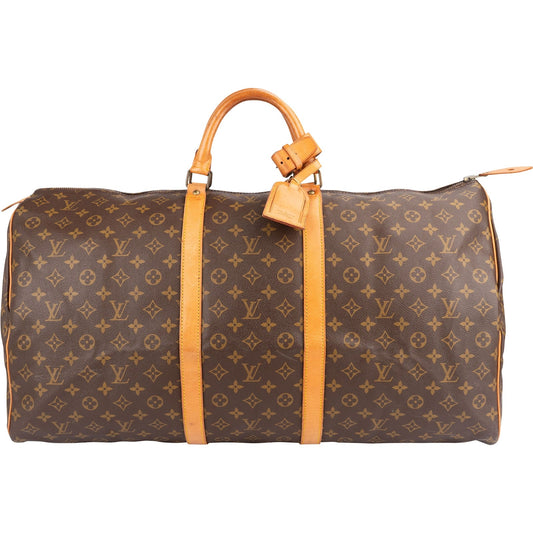 Louis Vuitton Monogram Canvas Keepall 60 Travel Bag