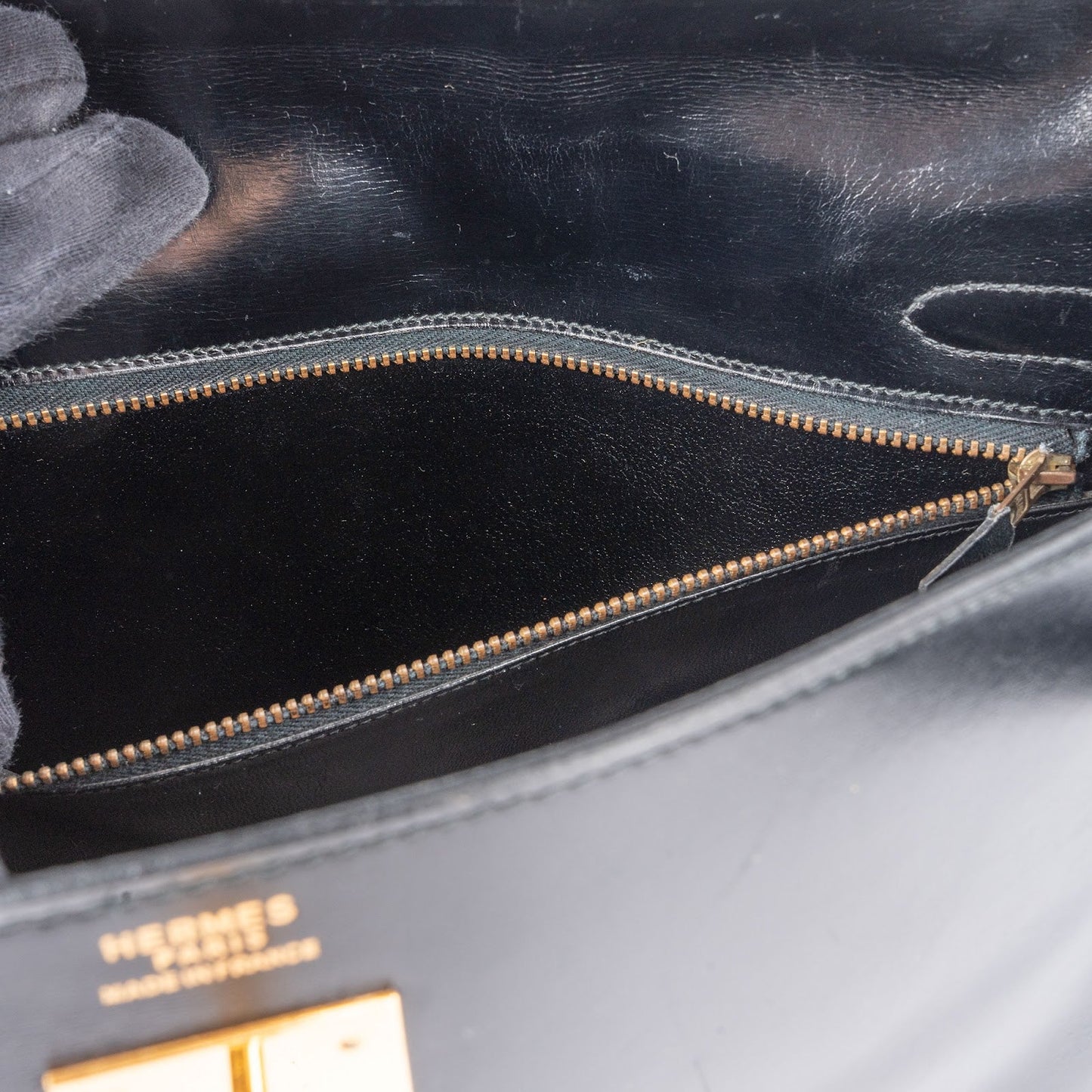 Hermès Box Calf Kelly Sellier 32 Handbag