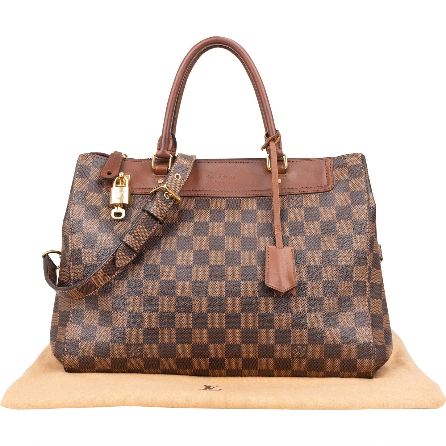 Louis Vuitton Monogram Damier Ebene Greenwich PM Handbag