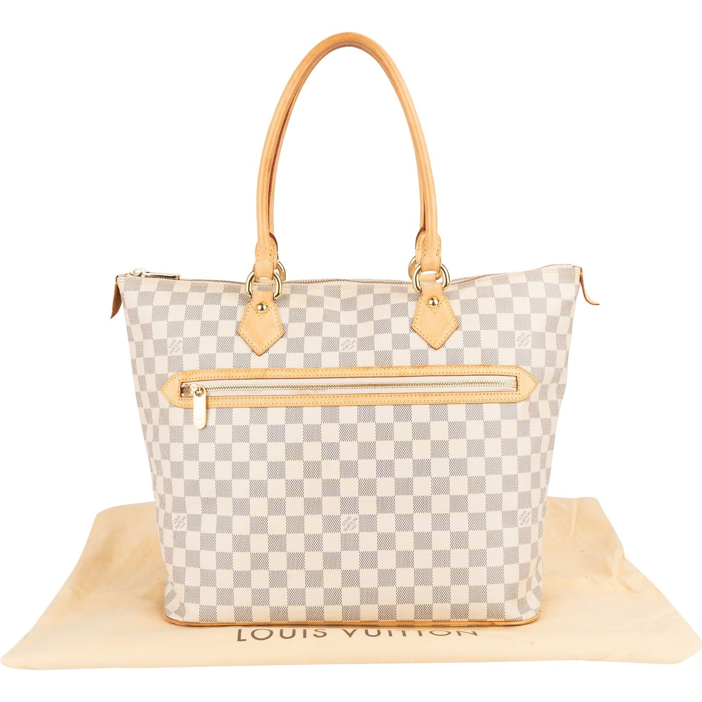 Louis Vuitton Monogram Damier Azur Saleya GM Handbag