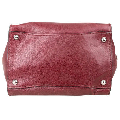 Prada Glace Calf Leather Twin
Pocket Shopper Handbag