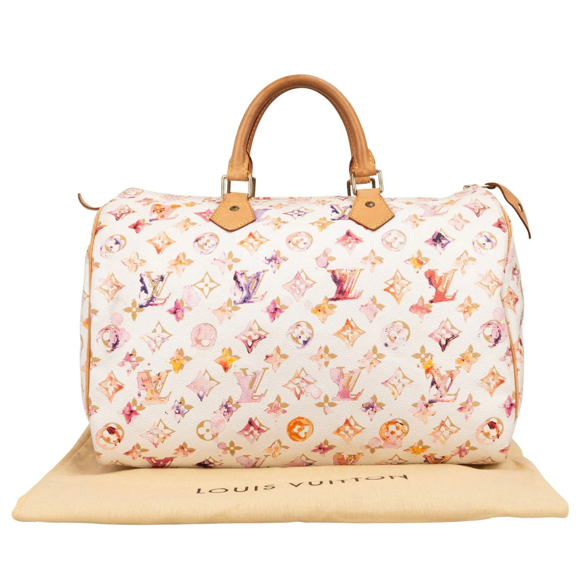 Louis Vuitton Limited Monogram Richard Prince Watercolor Speedy 35 Handbag