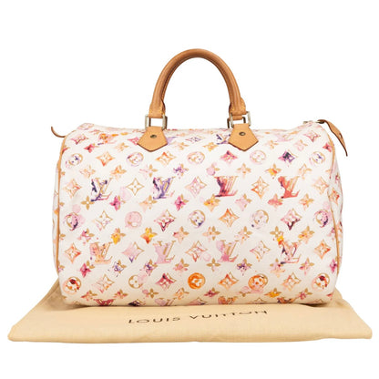 Louis Vuitton Limited Monogram Richard Prince Watercolor Speedy 35 Handbag